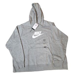 Nike Women’s Hoodie Sweatshirt 2X Gray Pullover NWT